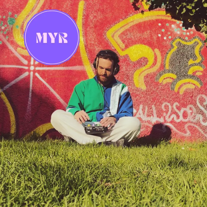 MYR lofi artist at their production setup